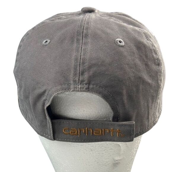 Carhartt‎ Cap Freese and Nichols Hat Embroidered Grey Adjustable Backstrap - Picture 5 of 9